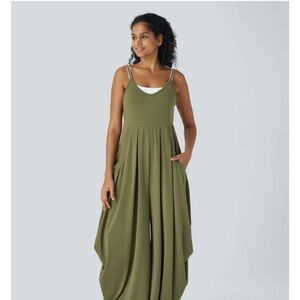 HALARA Small Baby Blue Women's Athleisure Jumpsuit